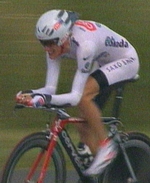 Andy Schleck pendant la quatrième étape du Tour de France 2008